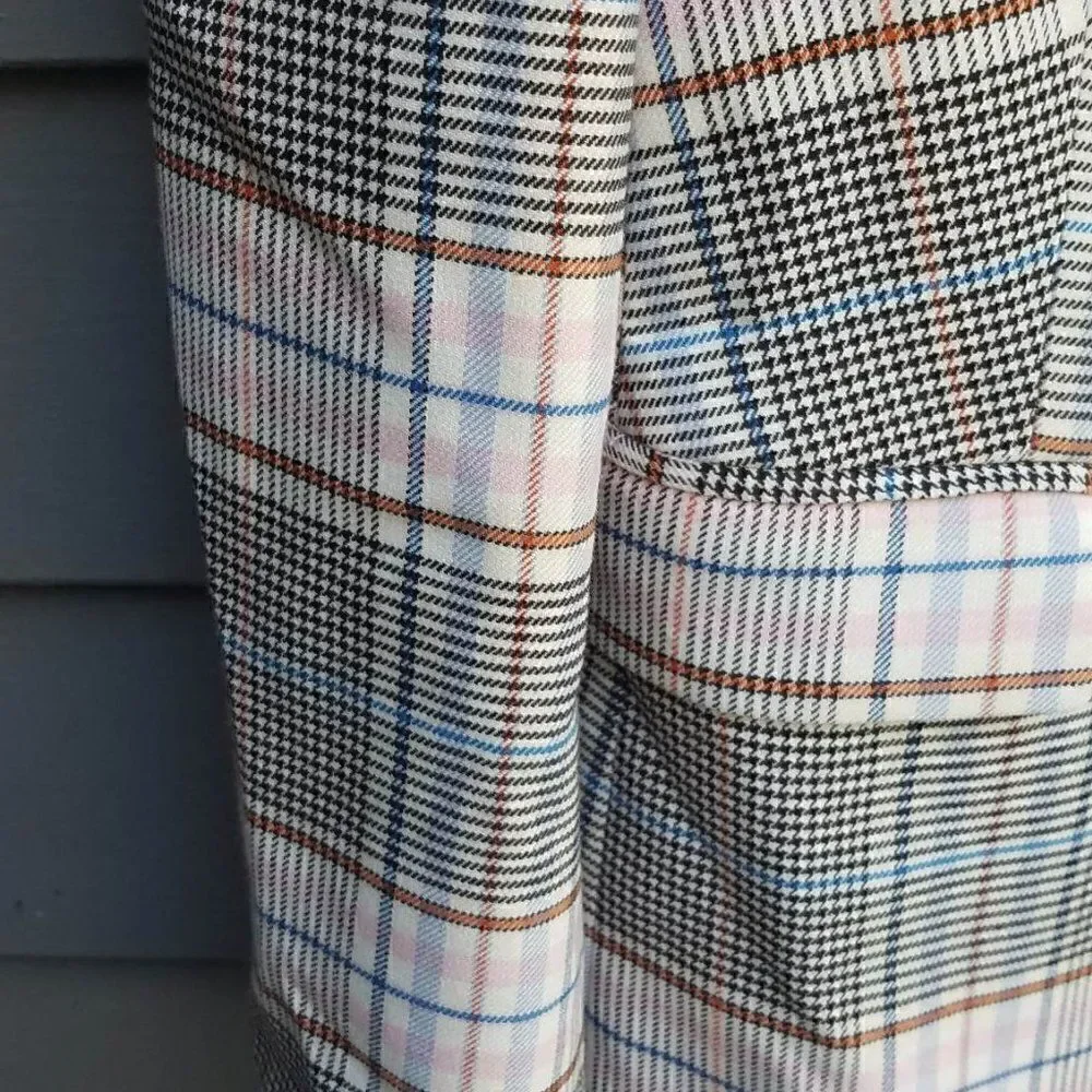 NWT!! Riley & Rae Multi Color Plaid Blazer Size 8 - Picture 5 of 11